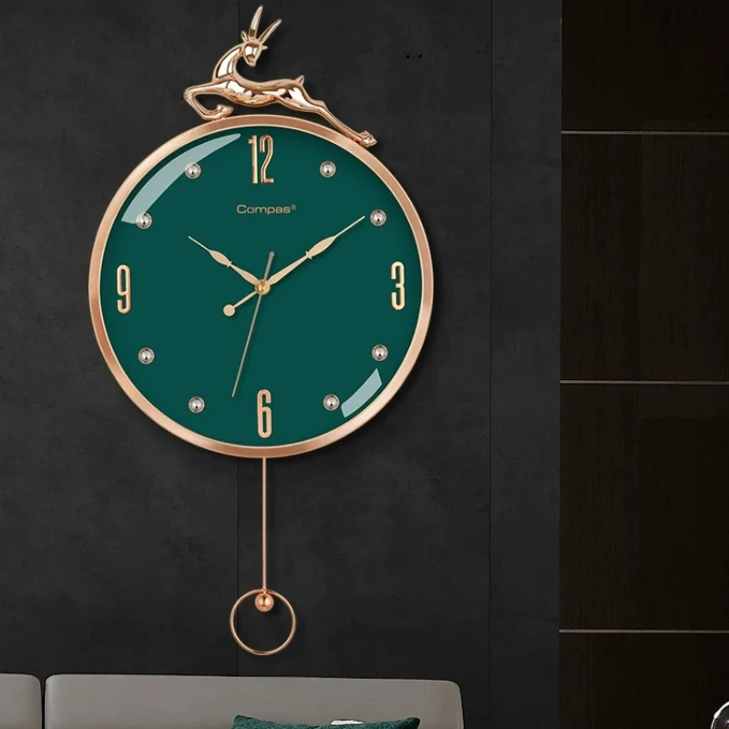 Nordic Fashion Wall Clocks Living Room Luxury Creative Design Wall Watch Modern Aesthetic Reloj De Pared Ornaments Home Decor
