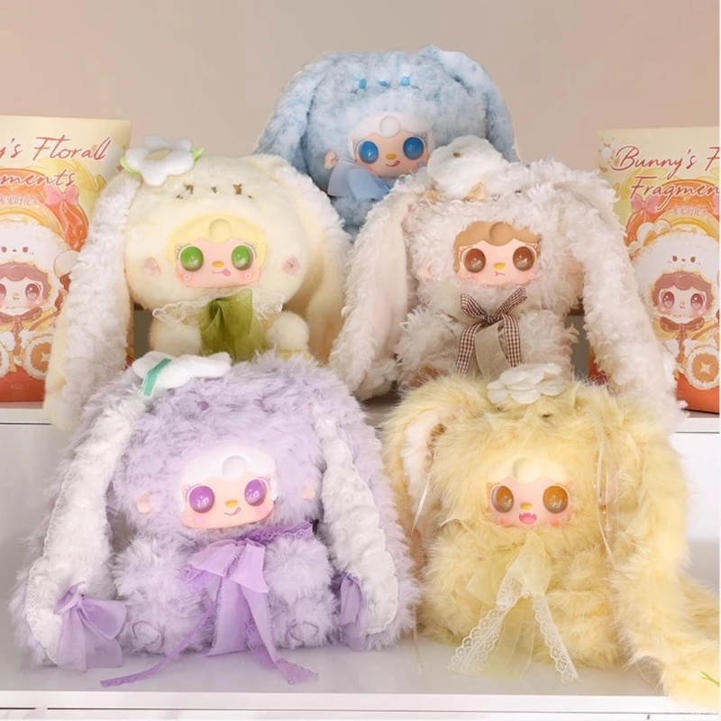 

Yooki 400% Bunny's Florall Fragments Series Blind Box Surprise Toys Mysteries Box Kawaii Bunny Anime Figures Decor Birthday Gift