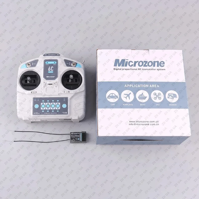 

MC6C Upgrade MC6CMini 6-Channel Remote Control Receiver for Model Aircraft Fixed Wing