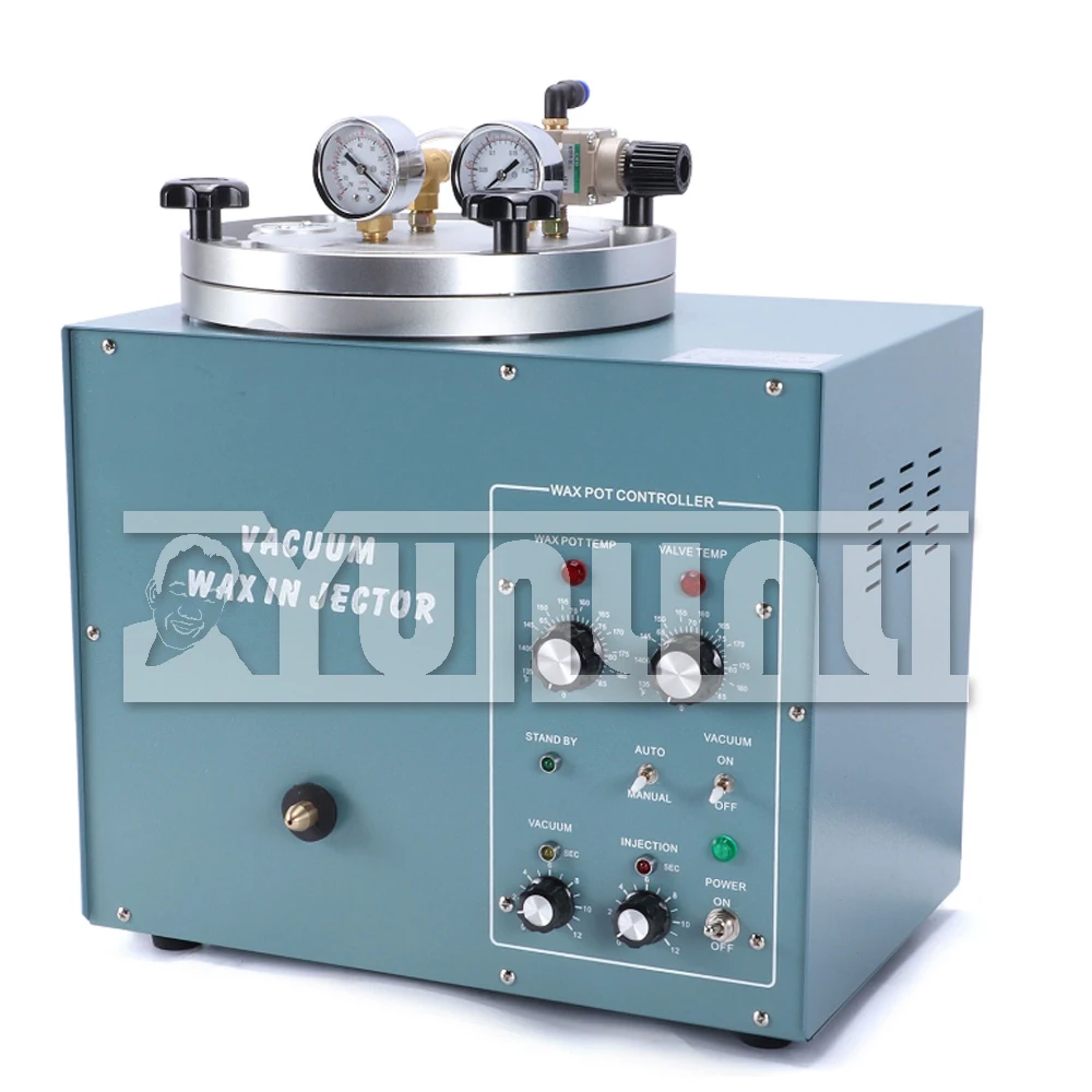 شاشة ديجيتال حاقن شمع فراغ حاقن شمع أوتوماتيكي للمجوهرات آلة صب الفراغ معدات صنع المجوهرات