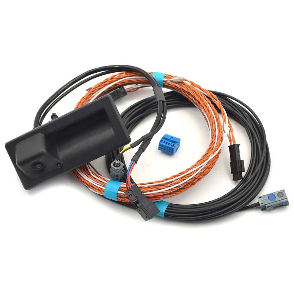 OEM Trunk Handle Reversing Camera for VW Tiguan MK2, Highline Dynamic Trajectory Rear View Camera 5NA827566D 5NA 827 566 D