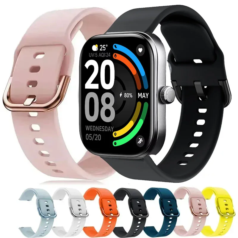 Correa de silicona de 20mm y 22mm para reloj HAYLOU Faro/Ultra/Solar 5, correa deportiva para reloj Haylou 3 4S/RS5 S8 S6 R8/Lite 2/Neo 2/RS4 Plus