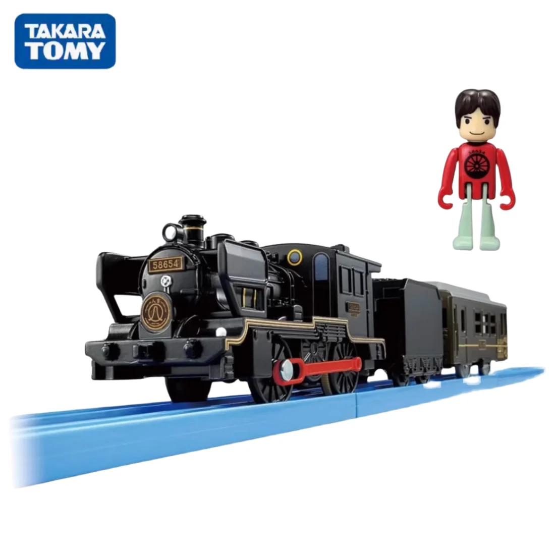 TAKARA TOMY Pule Road RoadJR Kyushu SL Hitoyoshi Express train toy model, alloy compression shaft miniature simulation boy toy