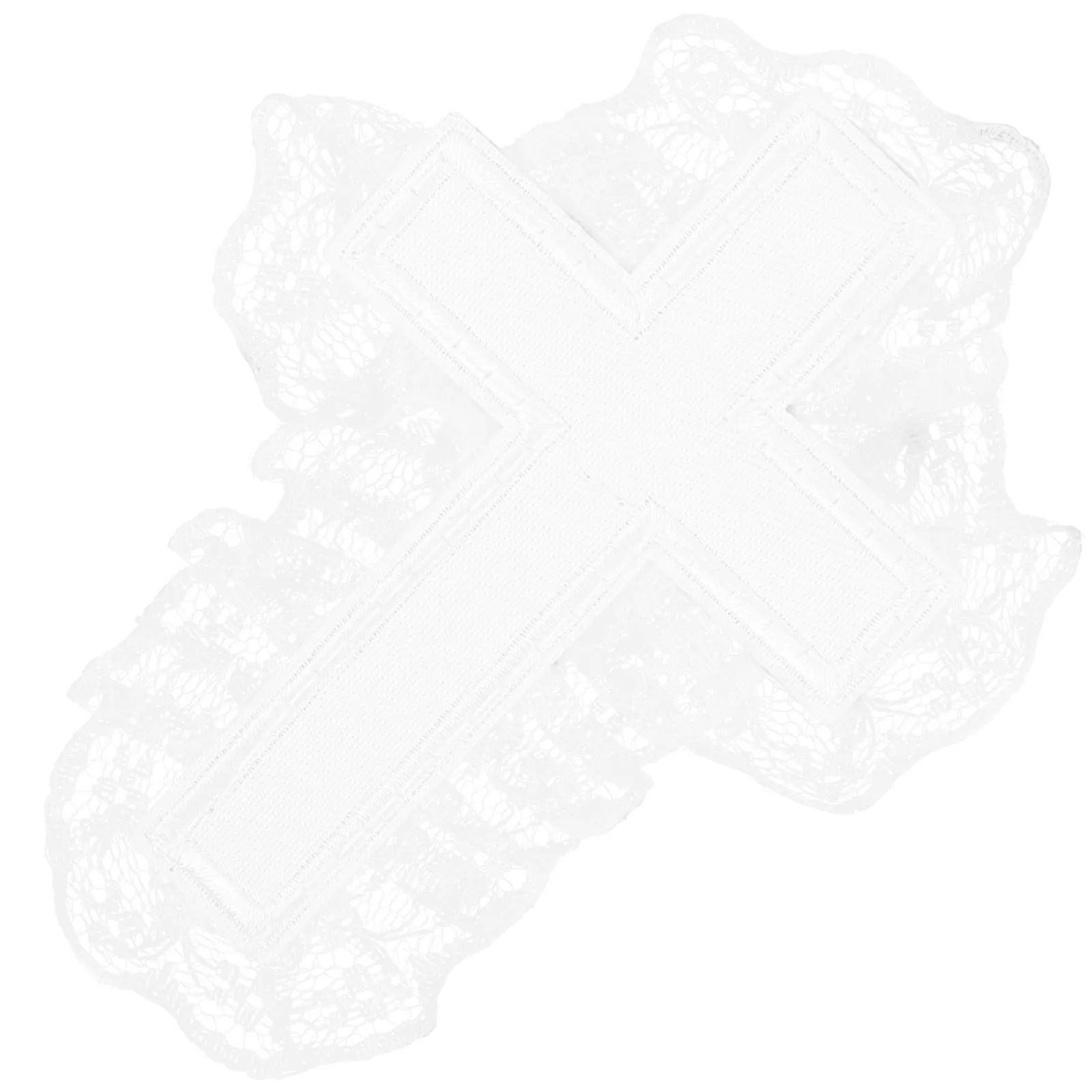 

Cross Lace Hair Clip Gothic Style Lightweight Fabric Clip for Halloween Party Punk Fashion Hair Accessories Women Decorative