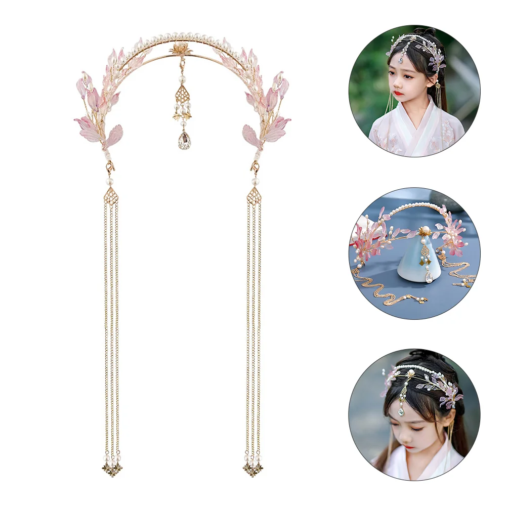 

Wedding Ancient Style Hair Crown Headdress Miss Vintage Decor Chinese Traditional Sticks Alloy Women