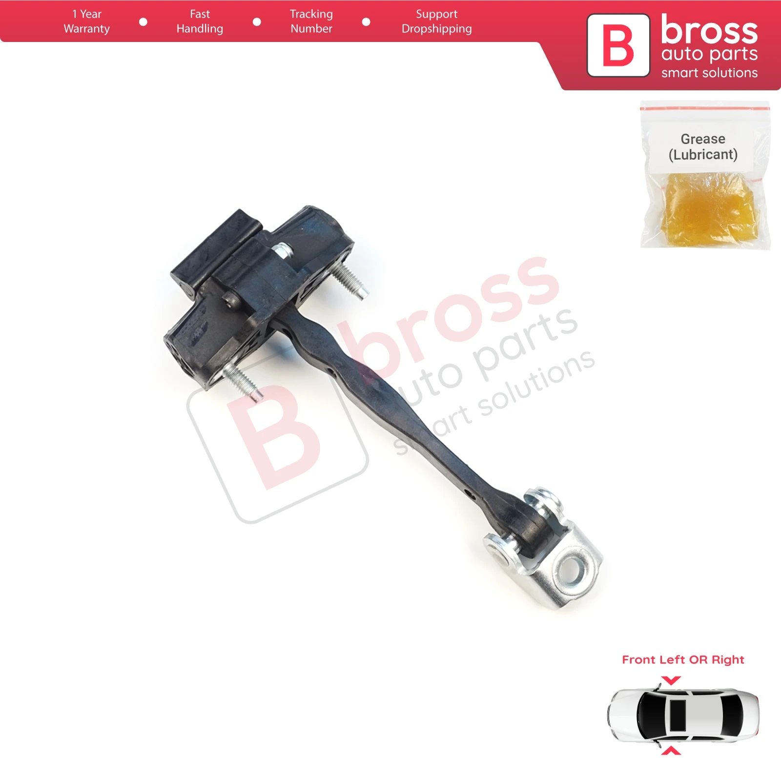 BDP1642 Voordeurstopper Controlemechanisme Bevestigingsriem voor Volvo C40 539 2021-heden XC40 536 2017-heden 31457262