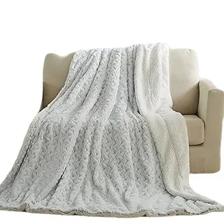 

180x200cm Thick Double-Sided Fleece Blanket Winter Warm Office Milk Velvet Nap Blanket