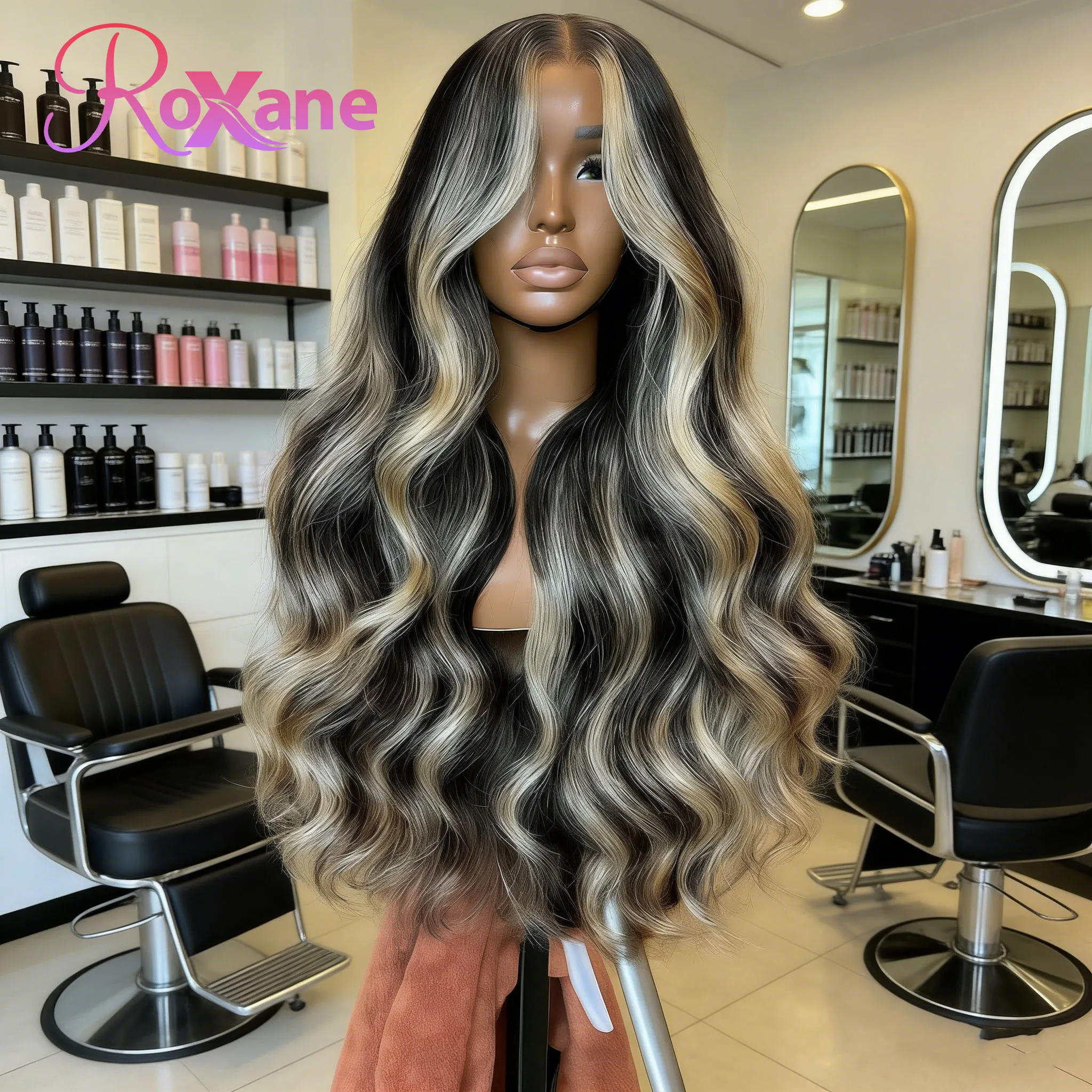 

Парик Roxane P1B/27 с эффектом Body Wave, из натуральных волос, 26-30 дюймов, с HD-кружевной фронтальной частью 13x4, омбре, с блондинистыми прядями, для женщин