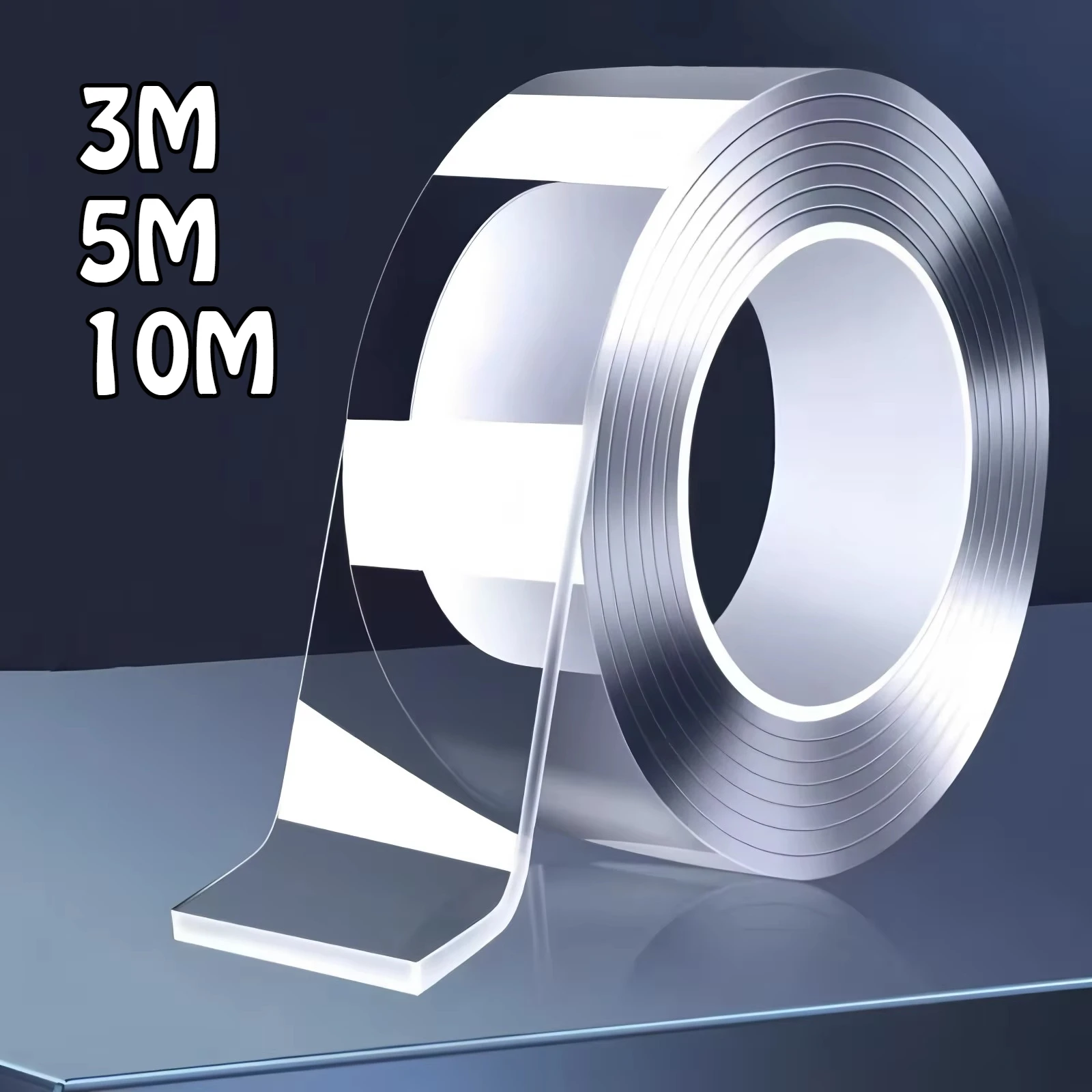 

Adhesive Nano Tape Double-Sided Traceless Waterproof Tape For Bathroom Kitchen Sink Tap Gel Sticker 1m/3m/5m/10m