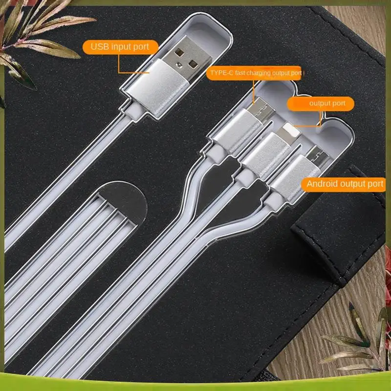 New-Business Travel A5 Manager Bag Portable Notebook With Power Bank Battery Charger Charging Mobile Rack