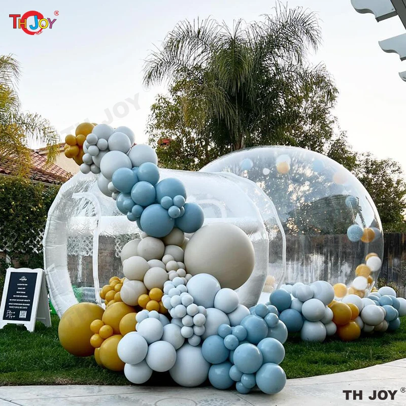 Kids Party Balloons Fun House Giant Clear Inflatable Crystal Igloo Dome Bubble Tent Transparent Inflatable Bubble Balloons House