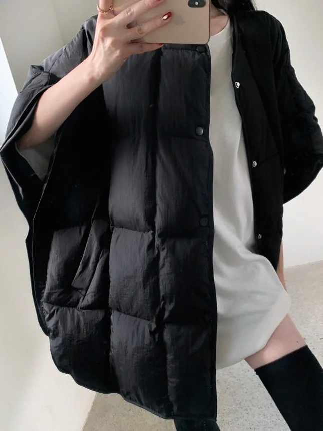 Gilet in cotone Svel dal design coreano retrò sciolto Lazy Sle Jaet da donna invernale New Faion Trendy Top origine cinese