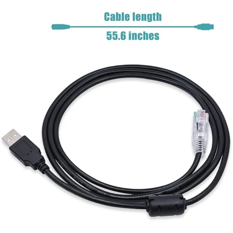 Replace PMKN4147A USB Programming Cable for Motorola CM200D CM300D XPR2500 DEM400 DM1400 DM1600 DM2400 DM2600 Walkie Talkie