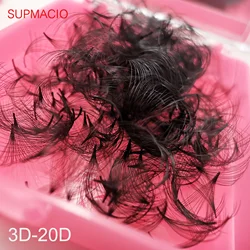 Supmacio loose fan lash extensions 20D 16D 14D 12D 10D pointy base eyelashes extensions loose fan promade fans lashes