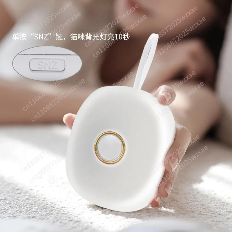 Powerful vibration alarm clock, students get up and wake up artifact creative cute pet mute deaf digital clock