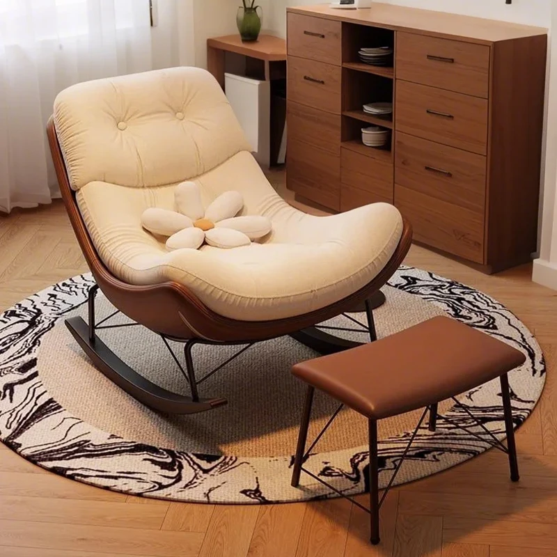 

Lounge chair for balcony, home, leisure living room, lazy person rocking chair, light luxurious single sofa chair muebles