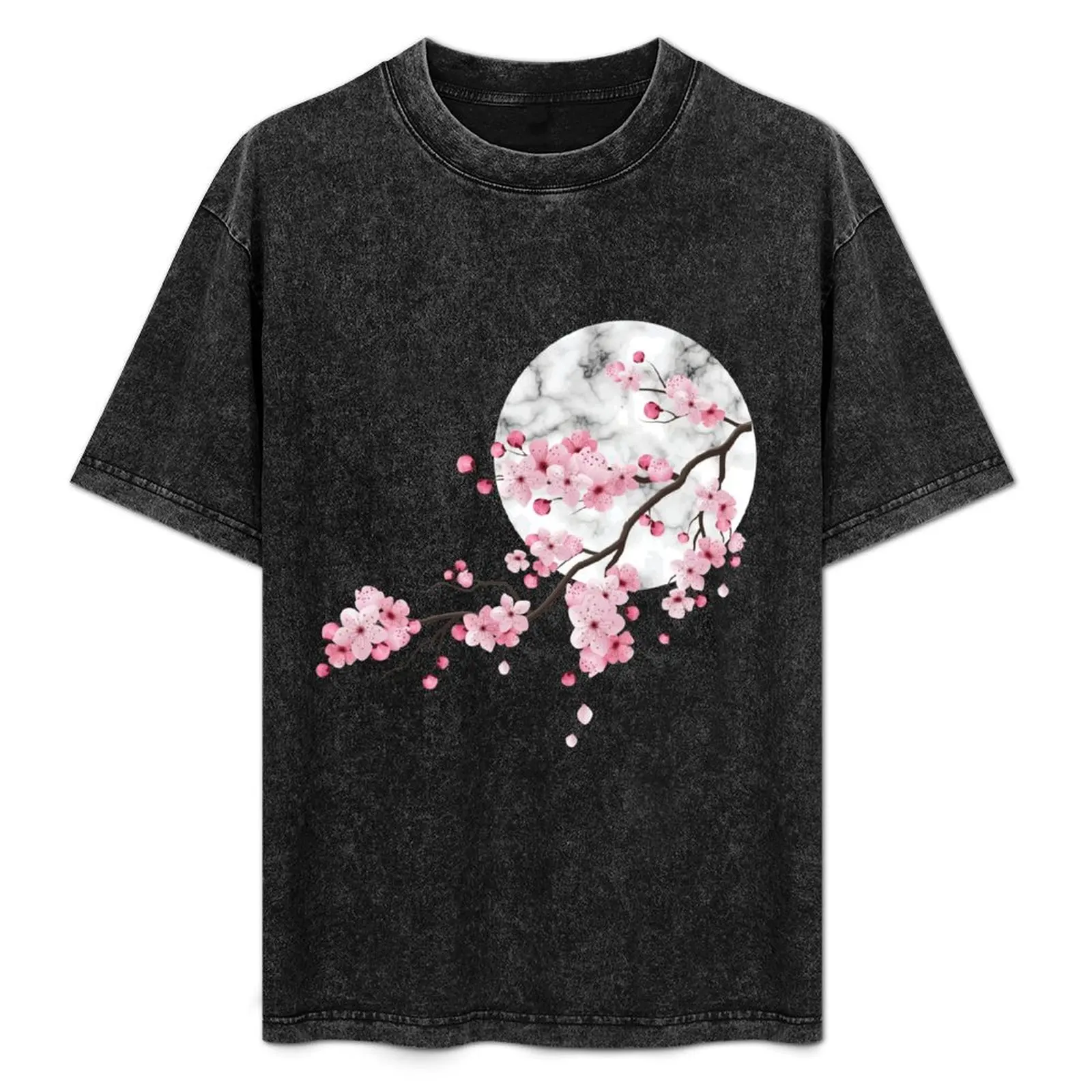 

SAKURA CHERRY BLOSSOM JAPAN'S FAVORITE FLOWER T-Shirt Vintage Style Printed Top