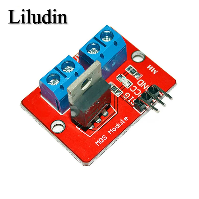 0-24V Top Mosfet Button IRF520 MOS Driver Module For Arduino MCU ARM Raspberry pi