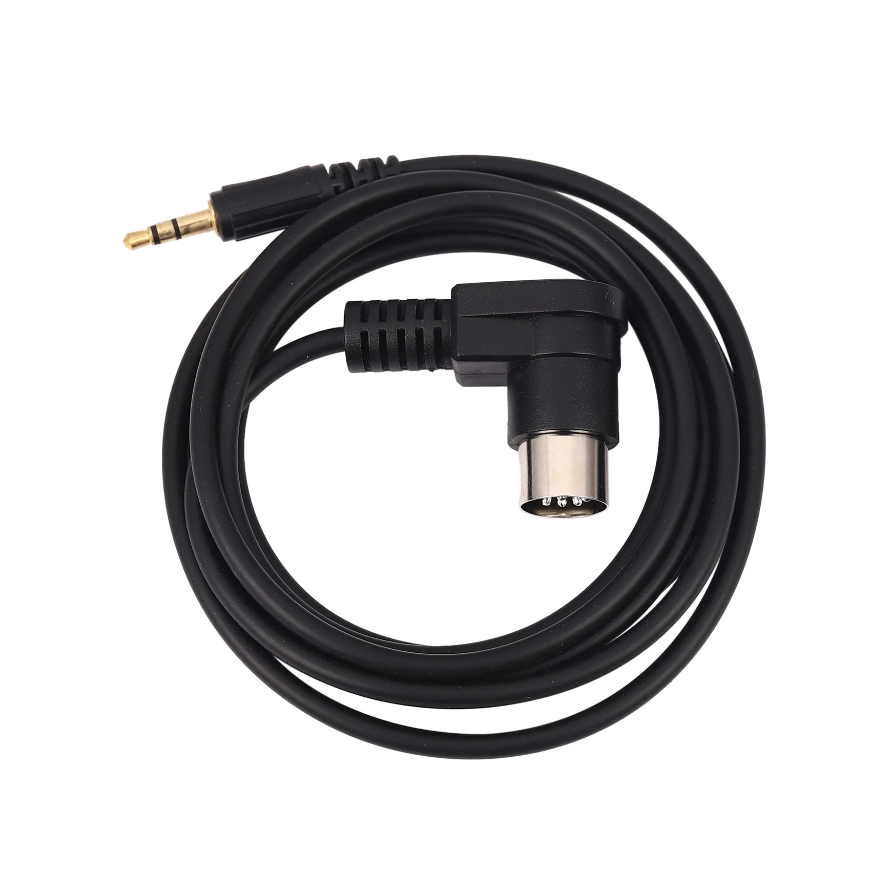 ABQB-Car 3.5Mm AUX Input Adapter Audio Cable Mini Jack AUX 8-Pin M-BUS CD Changer Cable For Alpine Gold Plug