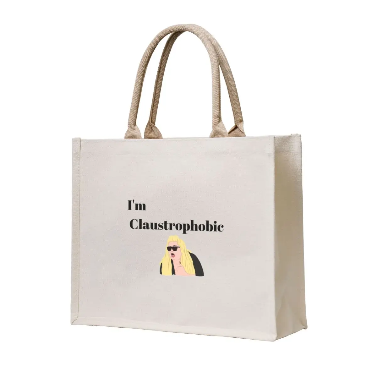 

Gemma Collins I'm Claustrophobic Tote Bag Shopper bag Women's beach bags shopping bag logo shopper woman