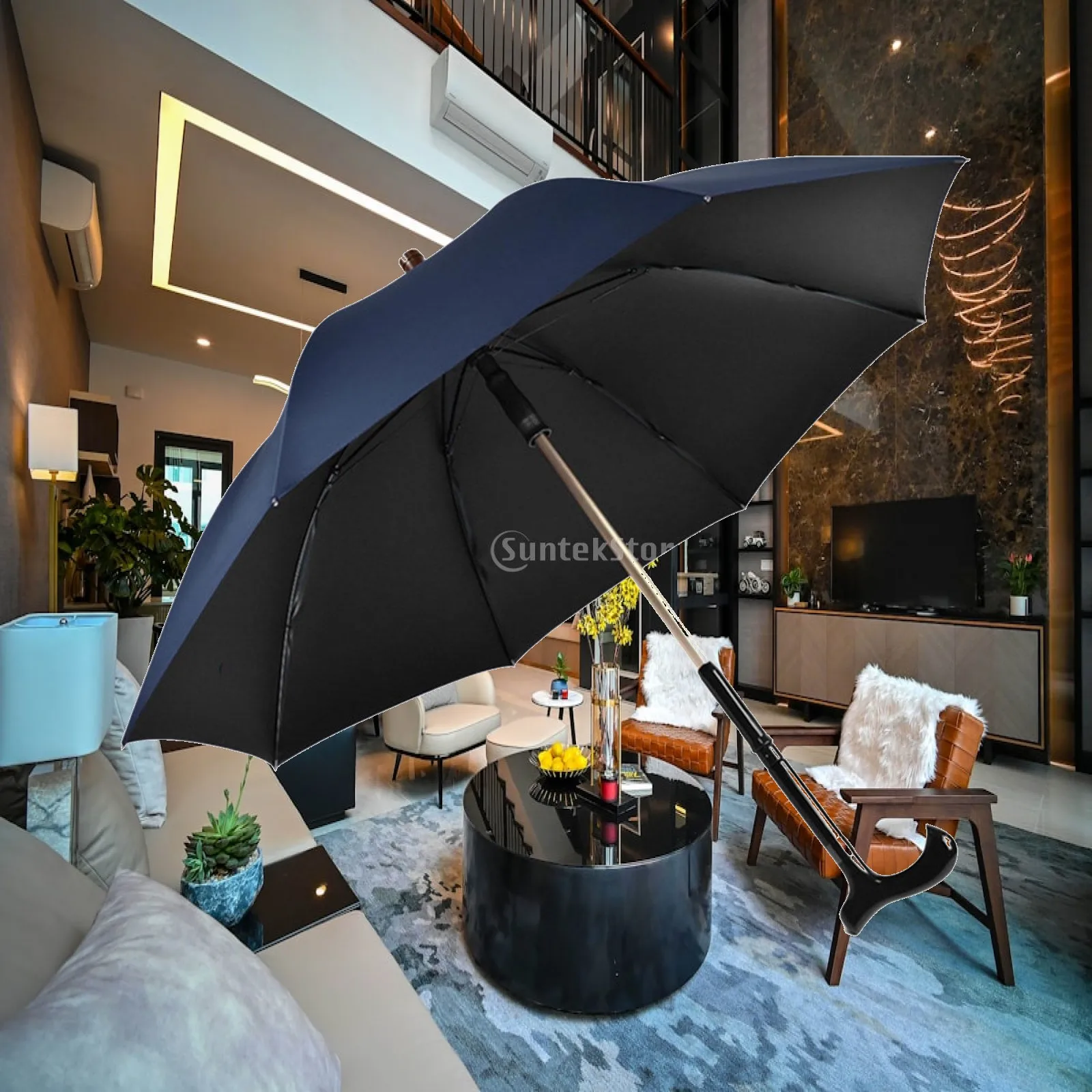 2-in-1-walking-cane-umbrella-unisex-travel-stick-windproof-aluminum-handle-for-fishing-camping