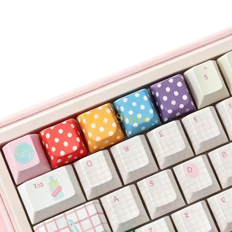 K32C Desk Styling Keycap Set with Dotted Keyboard Finish Mechanical Keyboards Keycaps
