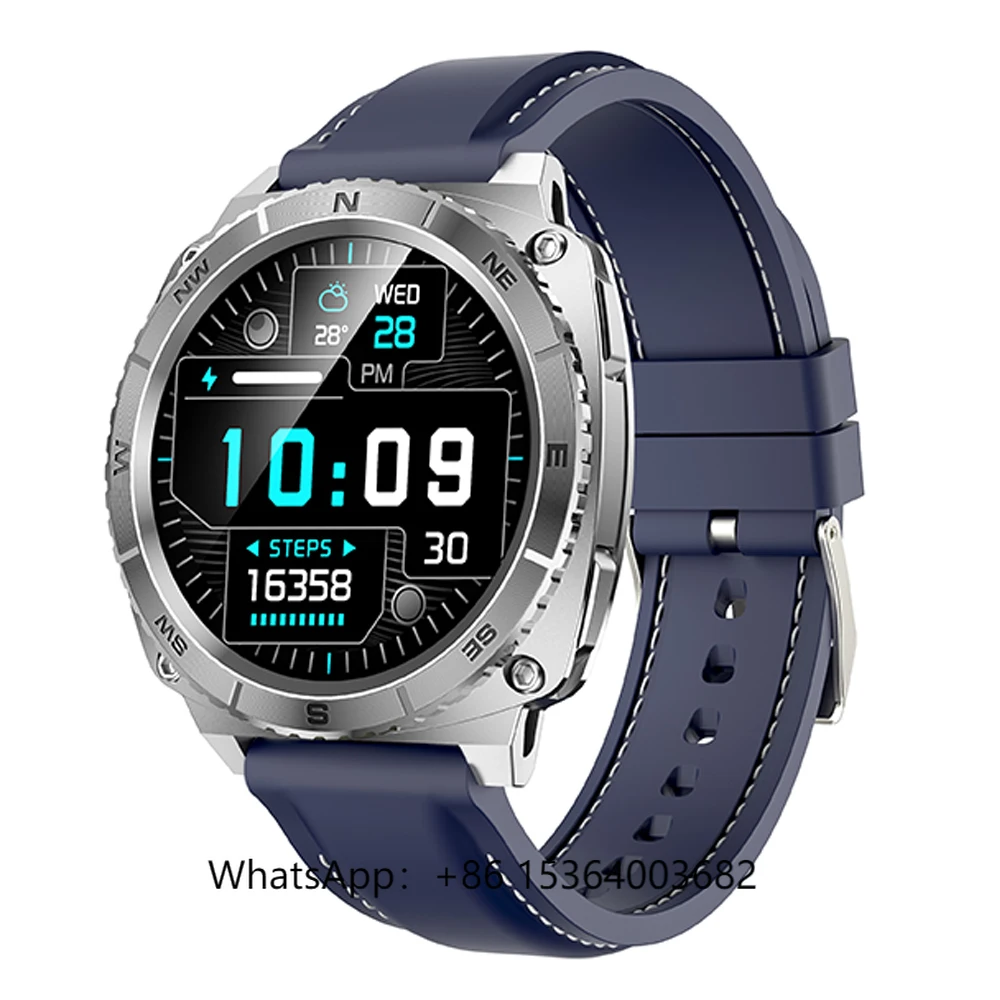 

TJXL-LC319 Men Smart Watch 1.43Inch AMOLED BT Call ChatGPT Heart Rate Sleep Monitoring Waterproof Outdoor Sports Smart Watch 20