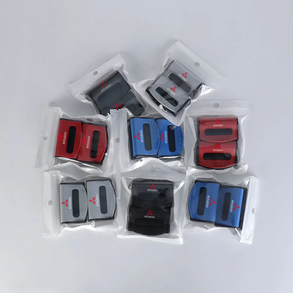 Car Safety Seat Belt Buckle Clip Seatbelt Stopper Adjuster Clip Car Accessories For Mitsubishi Asx Outlander 3 Xl l200 EX10