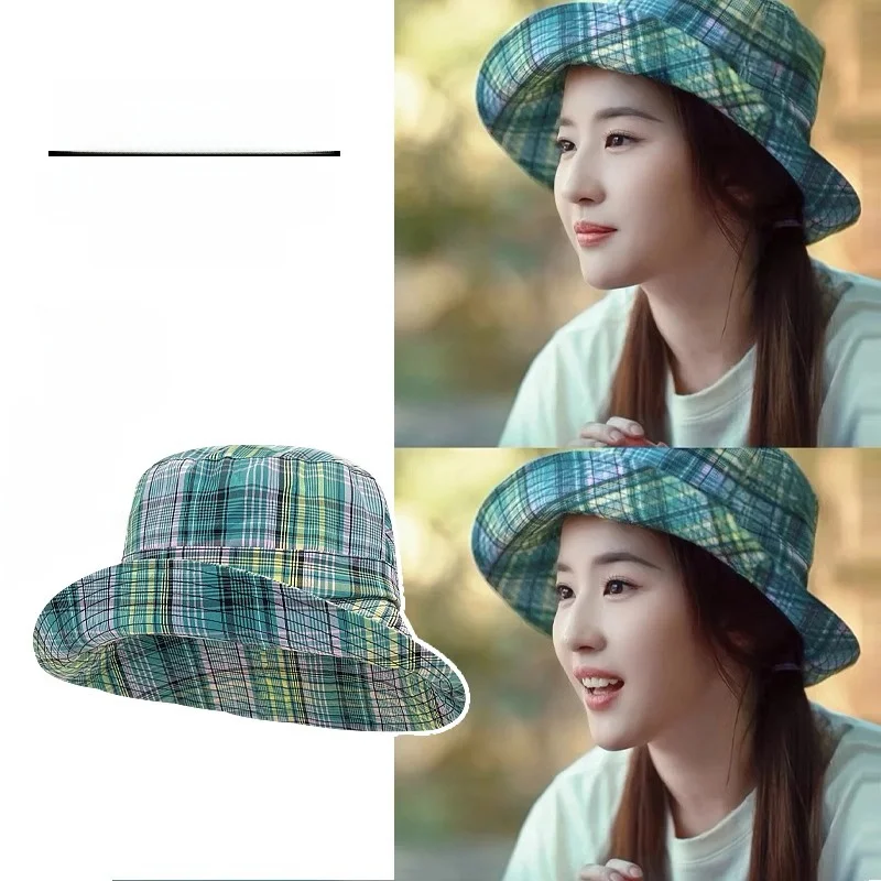 charn-kiond-collaborative-wide-brim-fierman-hat-women's-cheered-pot-hat-trendy-sli-faion-accory