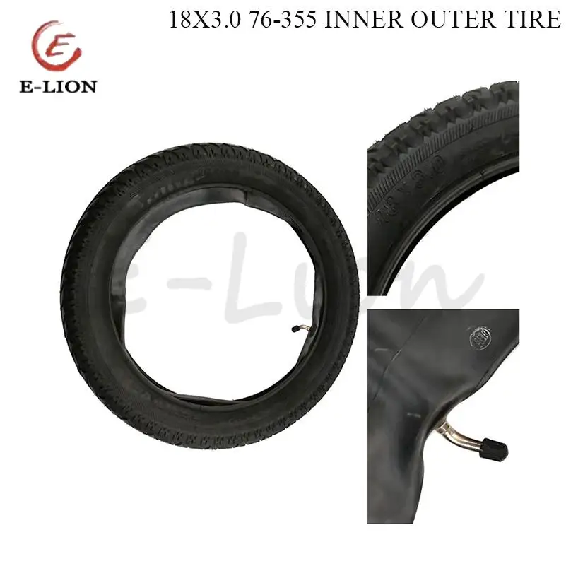 

18x3.0 76-355 tyre inner tube fits for Electric vehicle electric tricycle 18*3.0 Off-road tire monowheel 18 inch tyre
