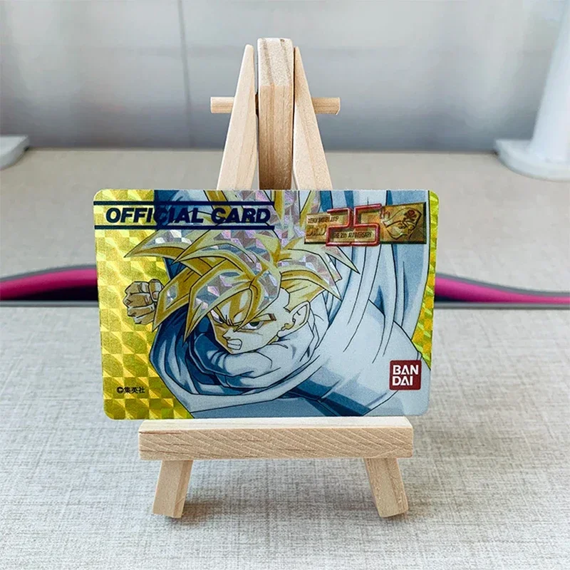 Dragon Ball Super Kakarotto Torankusu Bejta Yonsei DIY Homemade Bronzing Flash Card Christmas Birthday Gift Game Toys