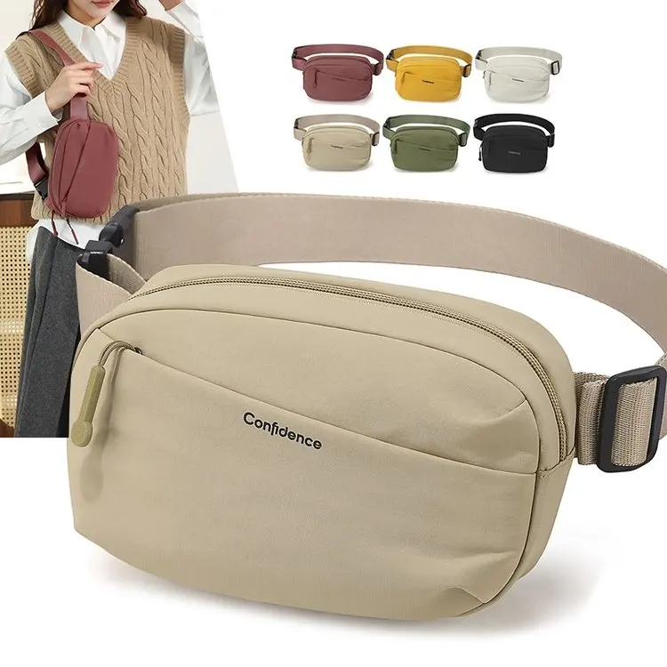 Multifunctional Outdoor Sports Women's Wallet Mobile Phone Crossbody Bag Casual Fashionable Nylon Fabric Backpack