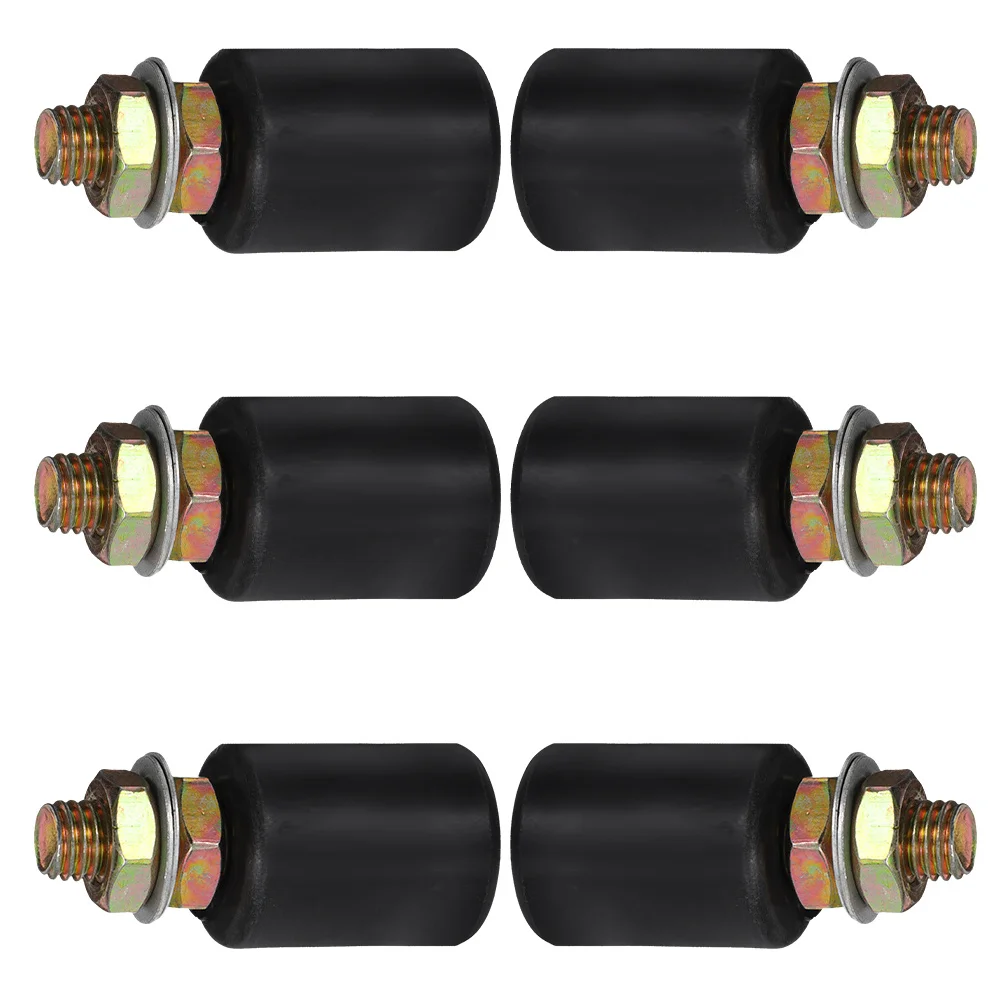 

6Pcs Sliding Door Rollers Heavy Duty Nylon Pulley Wheels for Smooth Quiet Operation Wardrobe Gate Hardware Kit