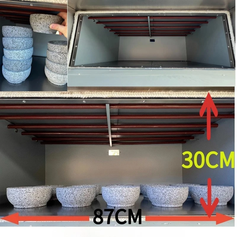 FOB Commercial Stone Pot Oven  Large Capacity  Single Layer Double Layer Triple Layer Electric Oven  Stone Pot Bibimbap Rice
