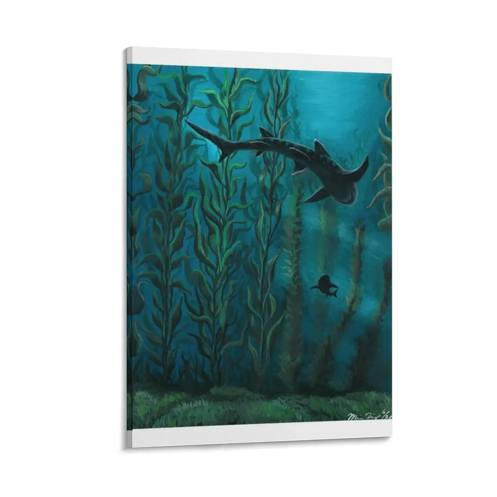 

Leopard Shark Canvas Painting posters for wall decor