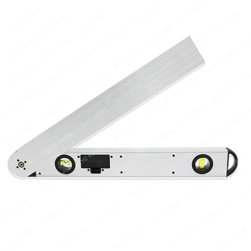 400mm 0-225 Degree Digital Angle Ruler With Backlight Aluninum Alloy Digital Protractor Angle Finder