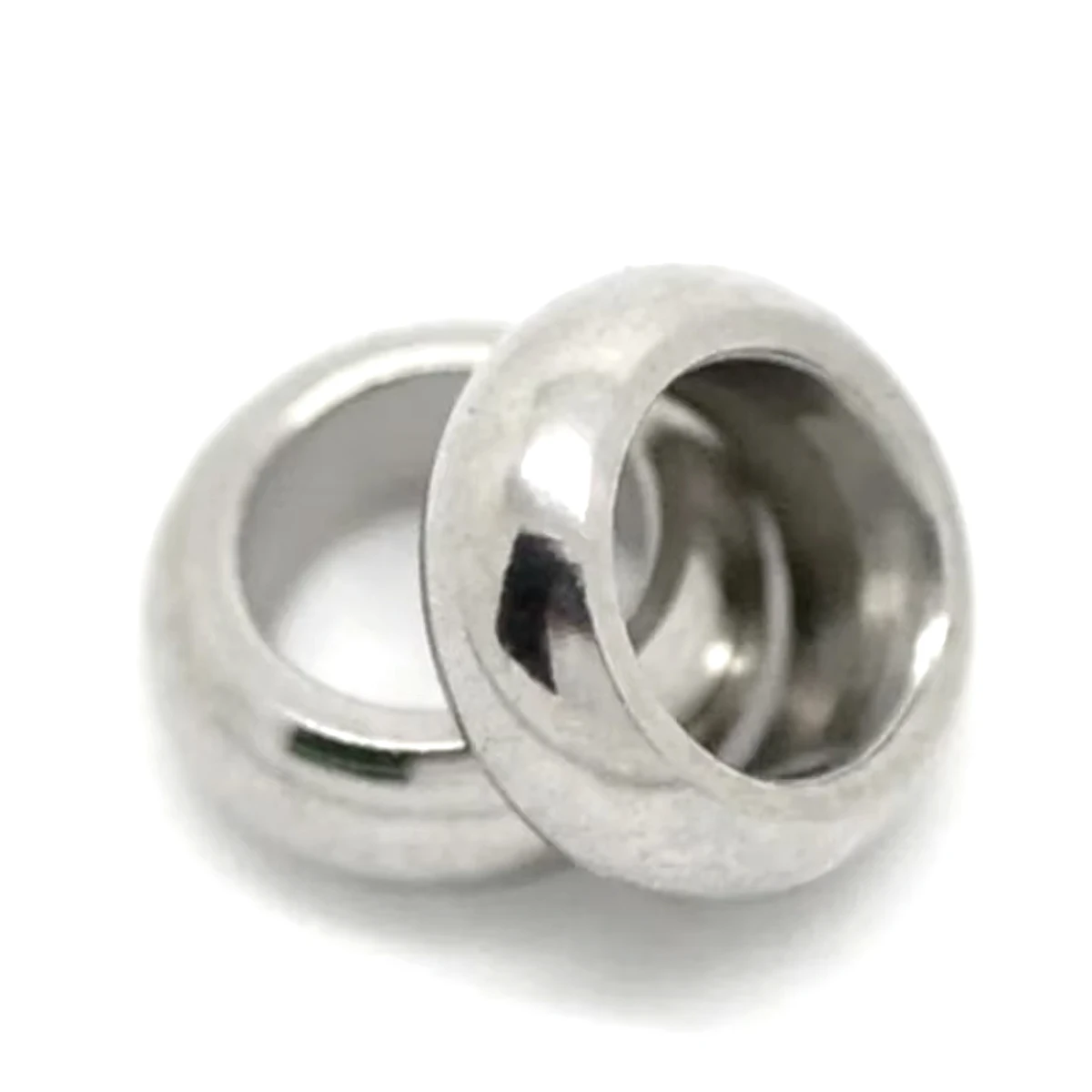 1000Pcs Stainless Steel Closed Jump Rings Silver Tone Round Charms Fashion Jewelry DIY Findings 5mm(1/4
