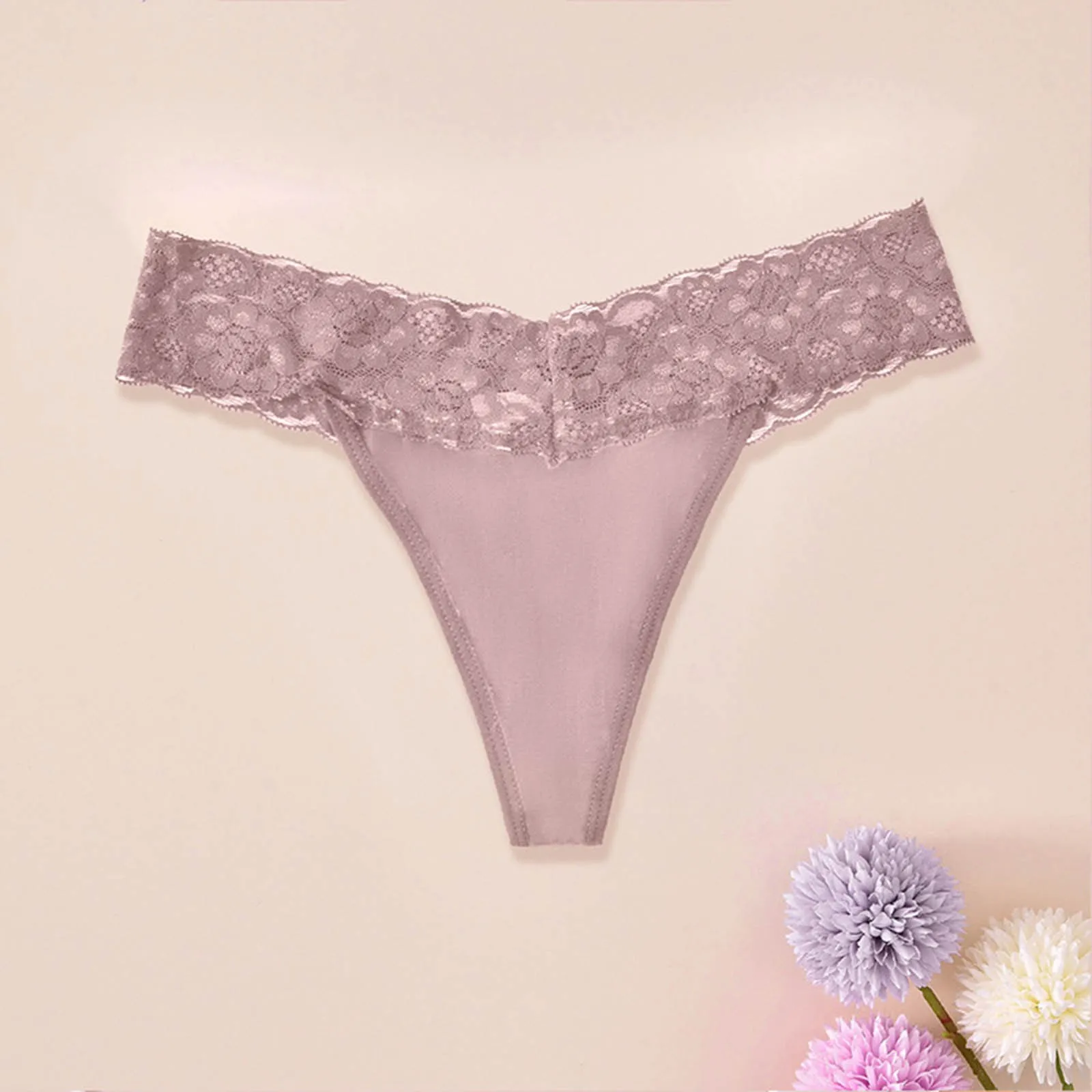 Women Lace Thongs Lingerie Sexy Panties G-string Solid Color Women Underwear White Lace Transparent Panties Female Underpants