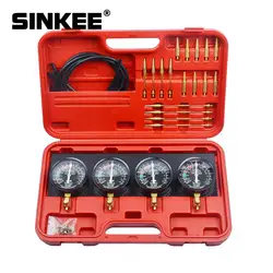 Fuel Vacuum Carburetor Synchronizer Carb Tools sync 4 Gauge Set with Rubber Hose Vacuum Balancer Meter Kit For Motorcycle