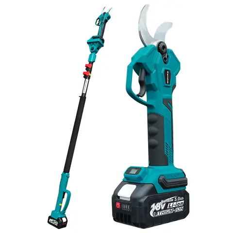 Kamolee 50mm/40mm 브러시리스 무선 전기 가위 Pruner 가지 치기 가위 효율적인 과일 나무 분재 가지 치기 분기 커터