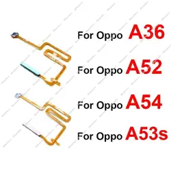 Power Touch Fingerprint Sensor Flex Cable For OPPO A36 A52 A54 A54S 4G/5G Power Buttons Finger Print Sensor Flex Ribbon Parts