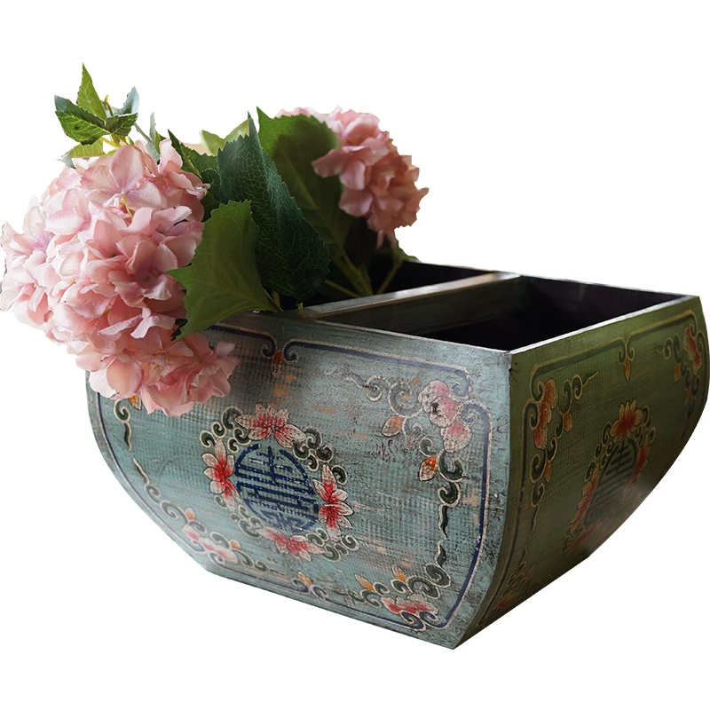 Dowry box New Chinese collection box Daily gold storage Mi Dou calligraphy and painting collection box storage