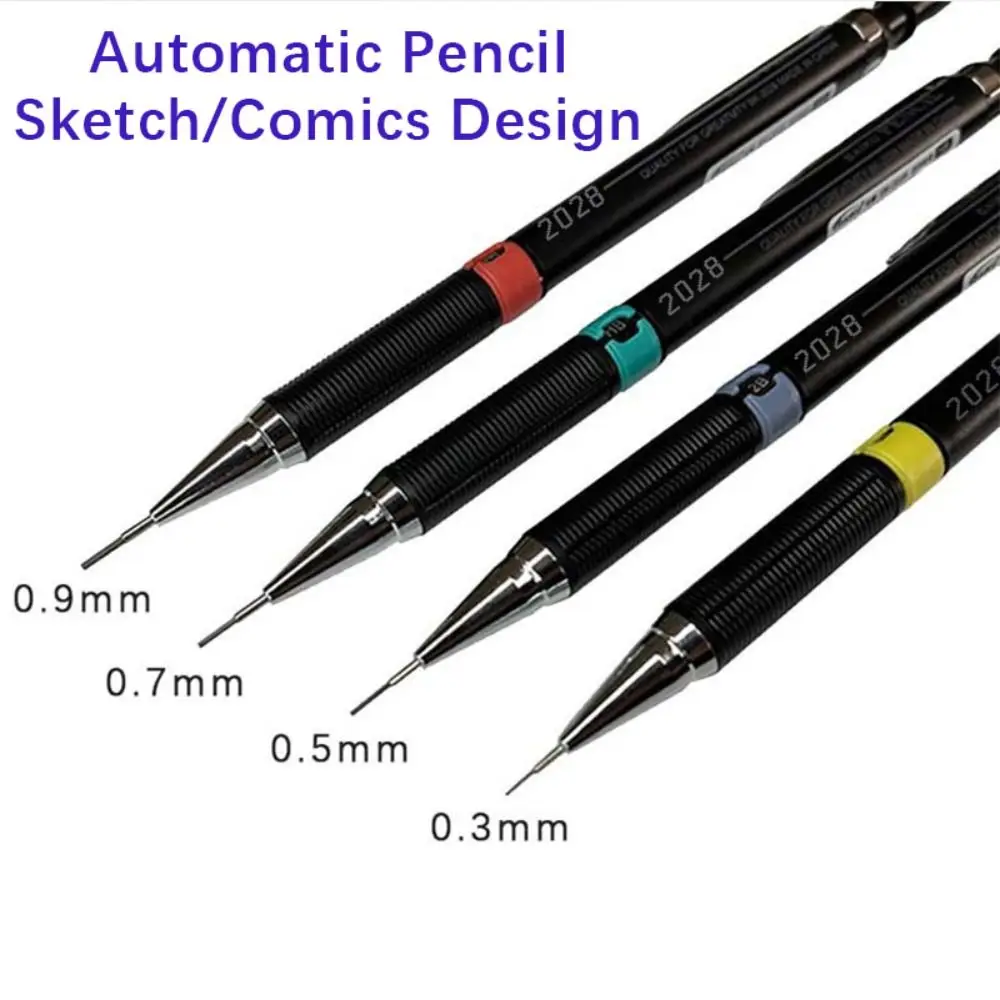 Plastic Mechanical Pencil Creative Stationery Low Gravity Movable Pencil 0.3/0.5/0.7/0.9mm Drawing Tool Office School Supplies