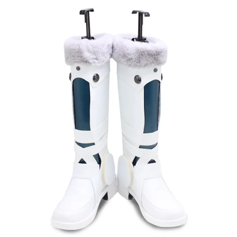 Gioco Derby Oguri Cap Scarpe Cosplay Stivali alti unisex in pelle PU per la festa di carnevale di Halloween Natale