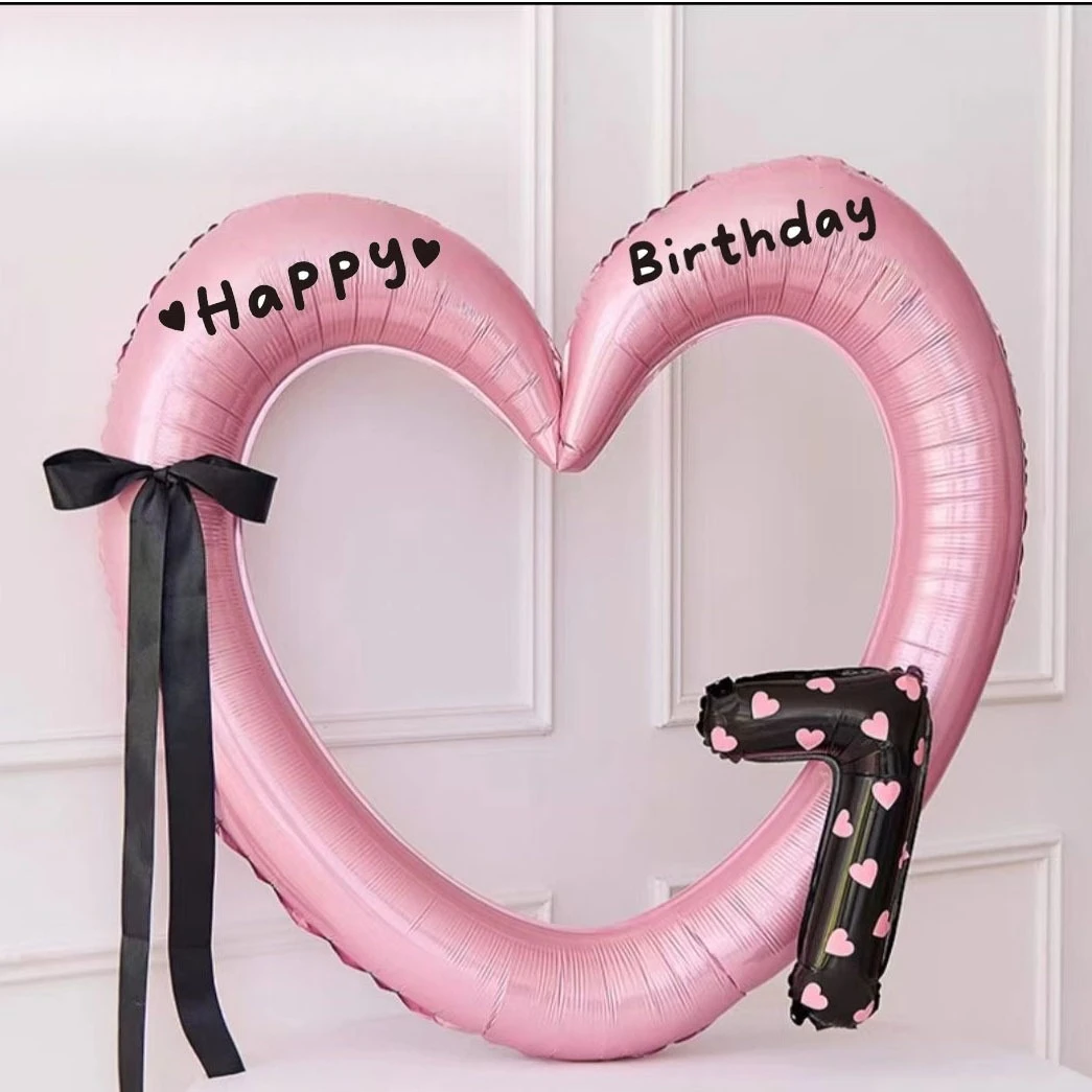 Aushöhlen Liebe Herz Ballon Geburtstag Party Dekoration Nette Liebe Ballons Baby Dusche Hochzeit Party Geschenke Party Ballon Ornament – Detail 9