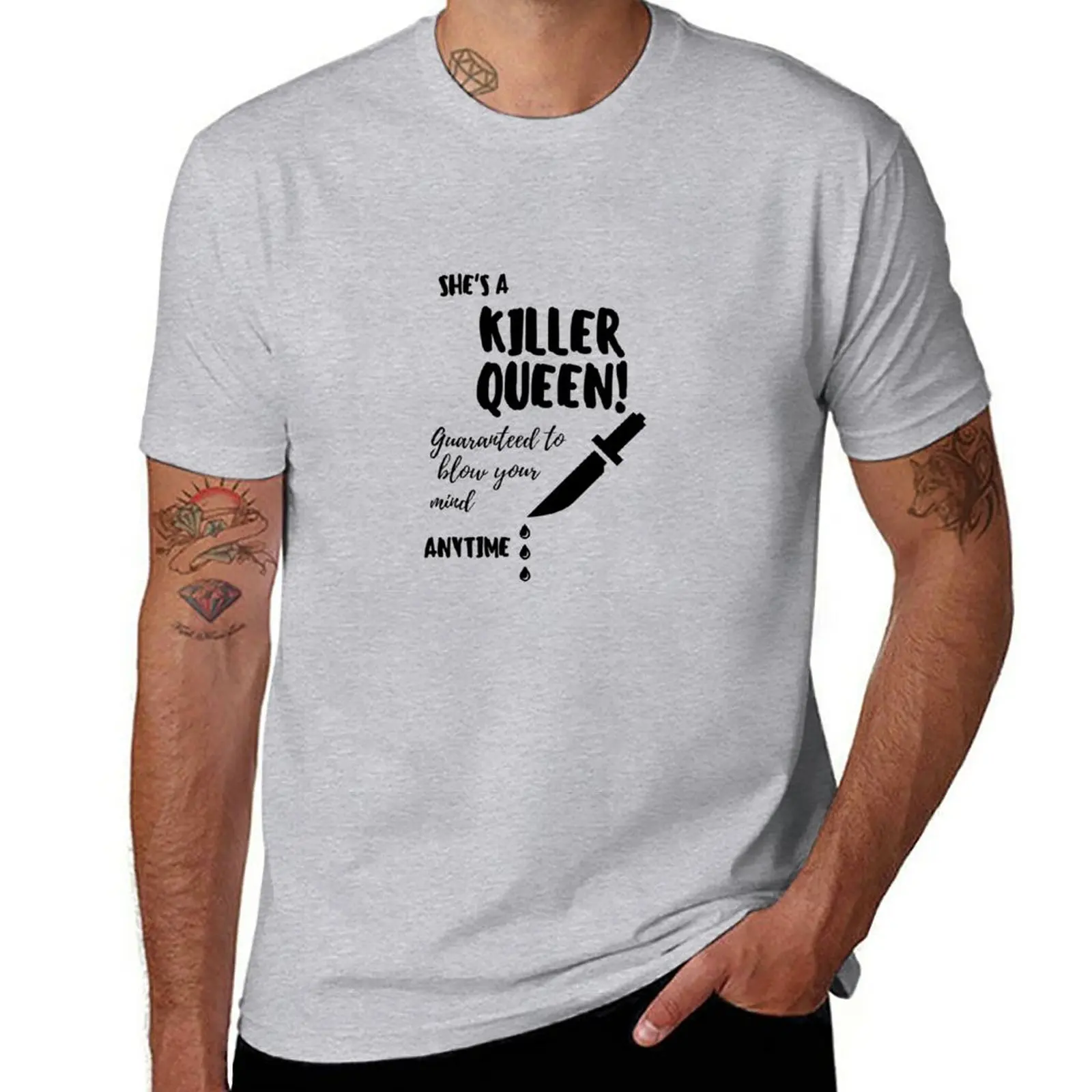 

New Killer Queen! T-Shirt shirts graphic tees custom t shirt anime clothes men workout shirt