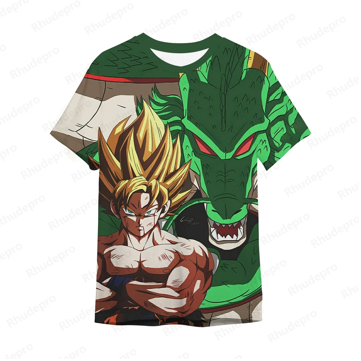 Stämme Männer T-Shirt Dragon ballz Hip Hop Kleidung Männer Kinder T-Shirt Y2k Tops Mode übergroße Goku Harajuku Stil Anime