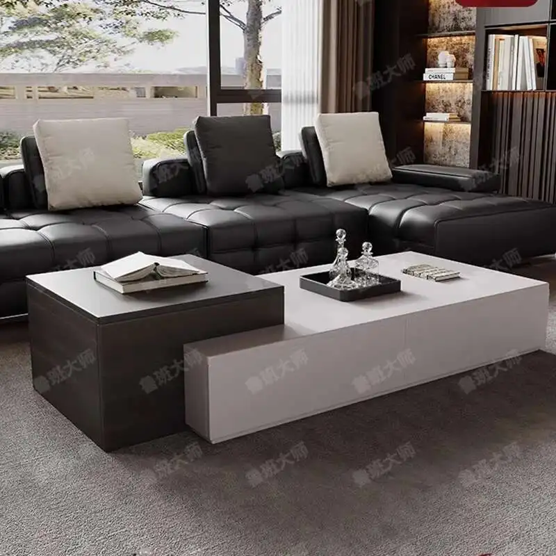 

Standing Italian Coffee Table High Simple Nordic Standing Organizer Side Table Writing Service Couchtisch Living Room Furniture