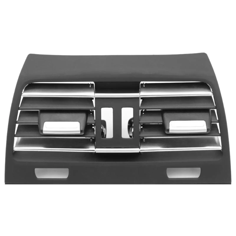 Car Rear Center Console Vent Panel Outlet Grille Cover Fresh AC Air Vent Grille Cover for BMW F01 F02 750I 750Li