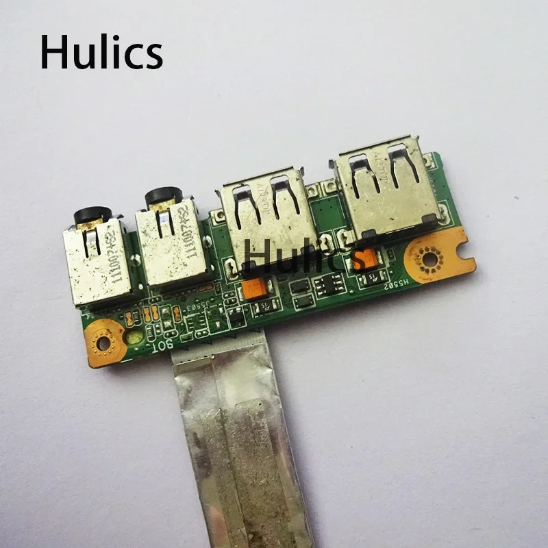 Hulics Used USB AUDIO JACK BOARD FOR ASUS K53 A53S X53S K53S K53SD K53SV IO  With Board